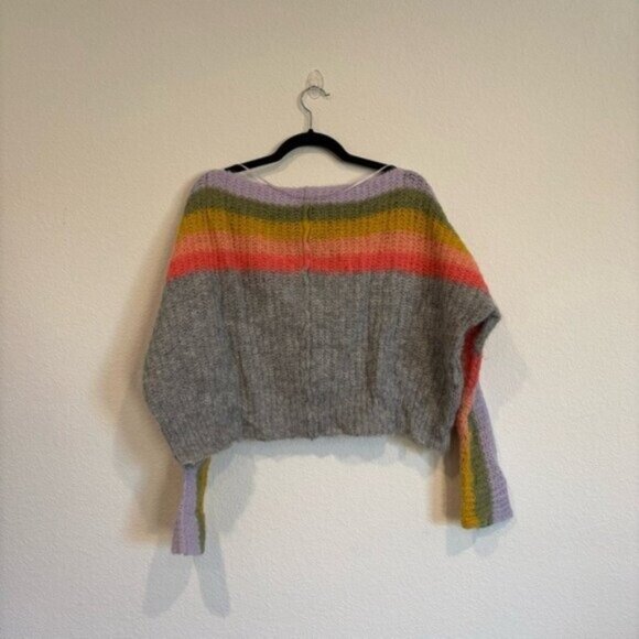 Free People Size XS See The Rainbow Sweater - Picture 7 of 9